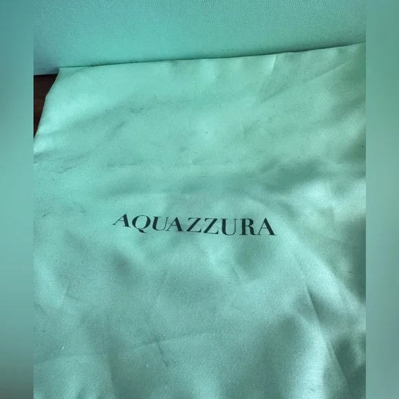 Aquazzura Asha Mesh Leather Pump 85 Black Heels – Size 37 – NIB - Picture 11 of 12